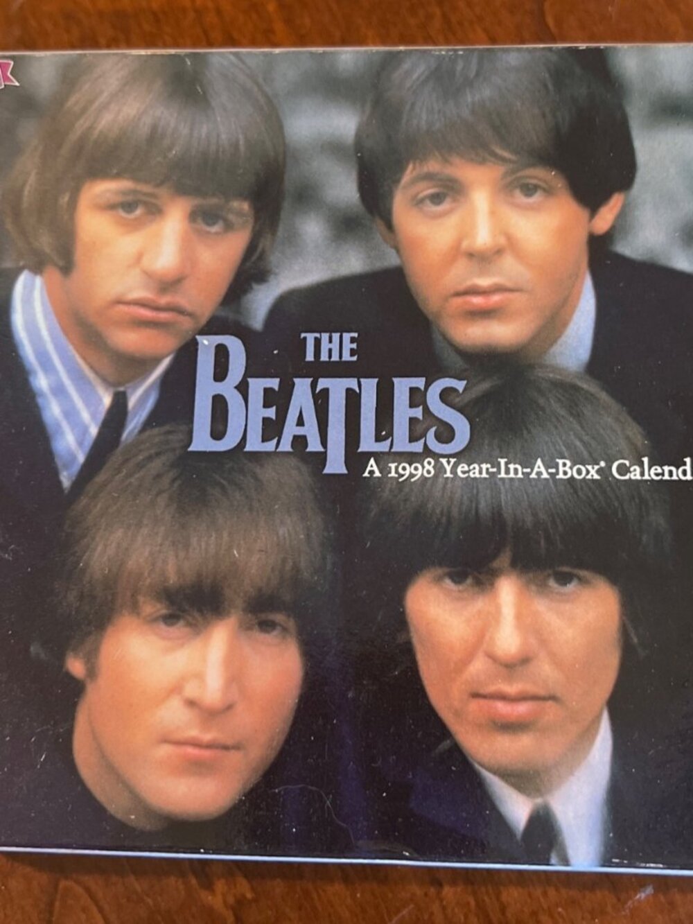 Beatles 1998 Year in a Box desk Calendar New IN Box Vintage